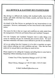 bus strike