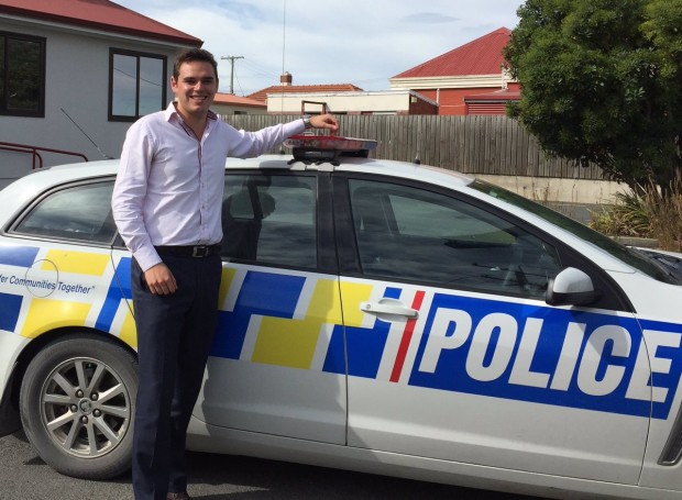 Todd Barclay police car
