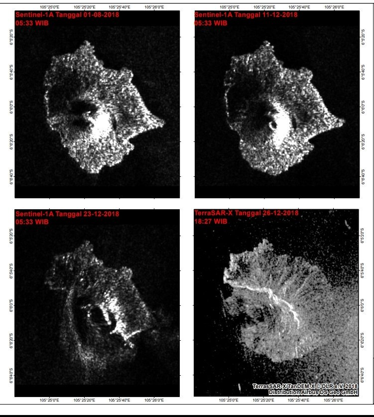 Satellite radar images