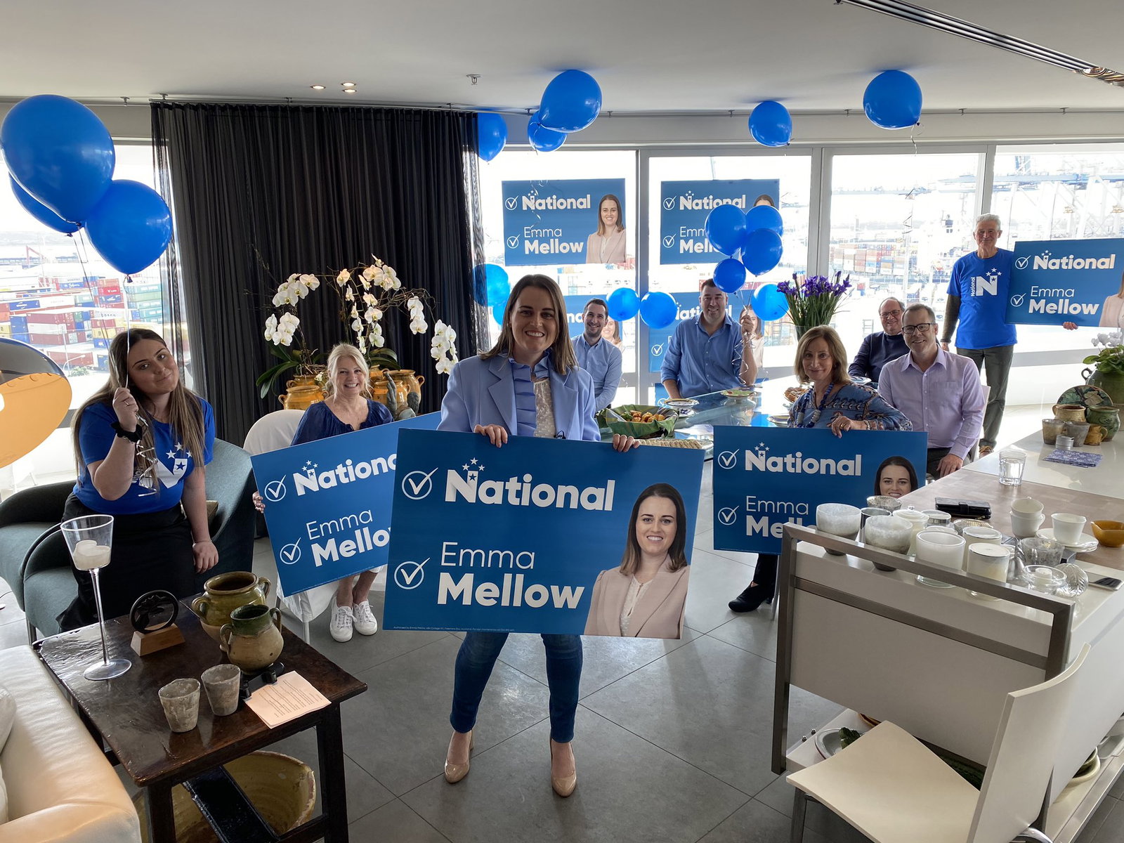 Emma Mellows national Auckland Central Hamish Price